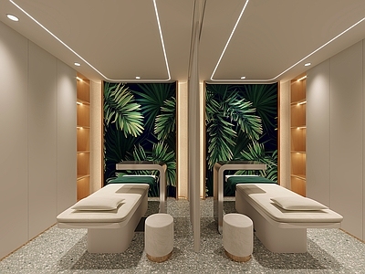 现代艾灸店 SPA 陈列柜
