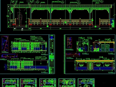 新中式仿古理疗院 施工图