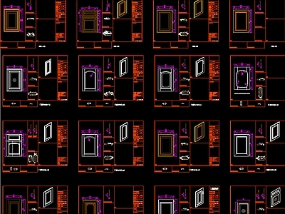 实木产品技术标准CAD 施工图