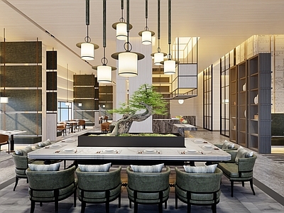 现代餐厅 自助餐厅