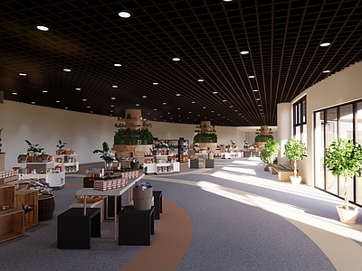 现代超市 商店