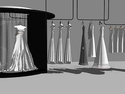 现代服装 婚纱 婚纱店