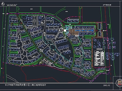 多层小区规划 施工图 规划设计