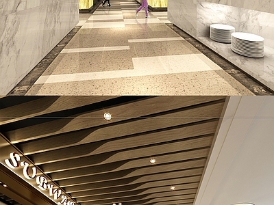 现代商场 商场过道