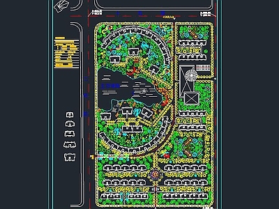 小区规划 施工图 规划设计