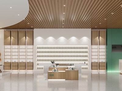 现代化妆品店面 商业空间