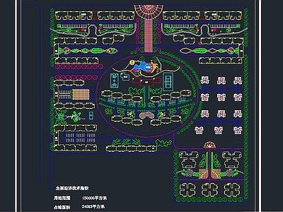 湖北某小区规划图 施工图