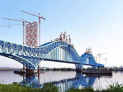 现代桥 跨江大桥