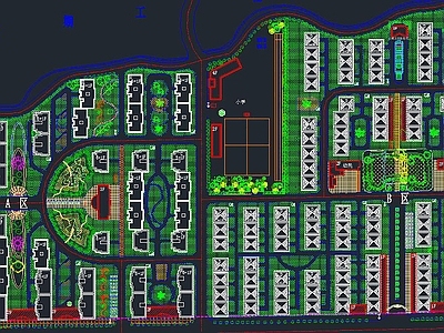 居住小区规划 施工图