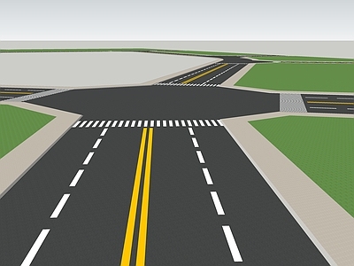 现代道路 划线
