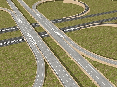 现代道路 立交桥 高架桥