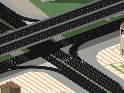 现代道路 立交桥