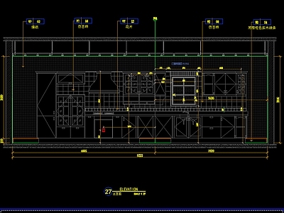 橱柜展厅CAD 施工图