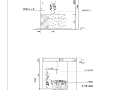 玄关设计 施工图