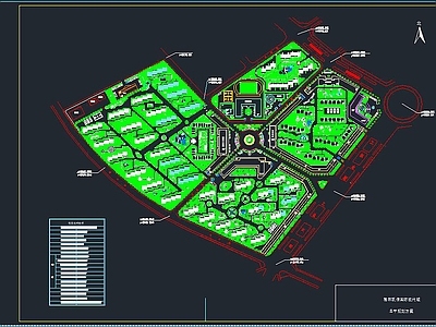 某现代城规划方案 施工图