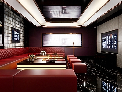 现代KTV 包厢 酒吧 夜店 包厢