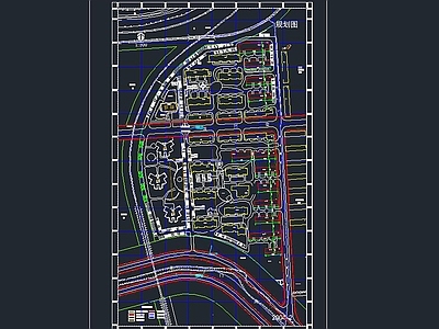小区规划图 施工图 规划设计