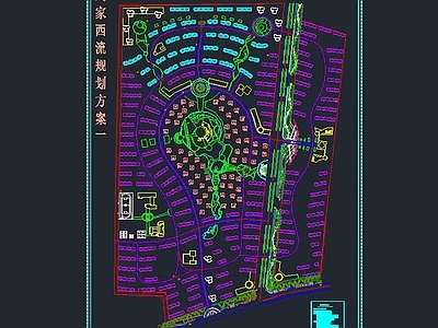 小区住宅规划图 施工图