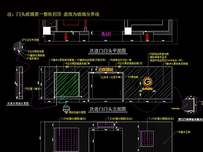 橱柜展厅CAD 施工图