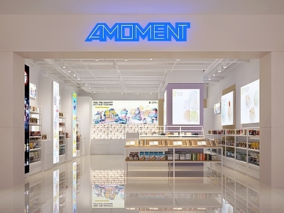 现代玩具店 专卖店 中岛 店铺 美陈 文具店 礼品店 货柜 玩具