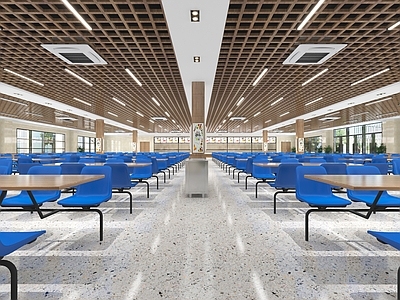 现代工业风食堂