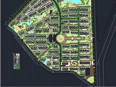 住宅小区规划图 施工图 规划设计