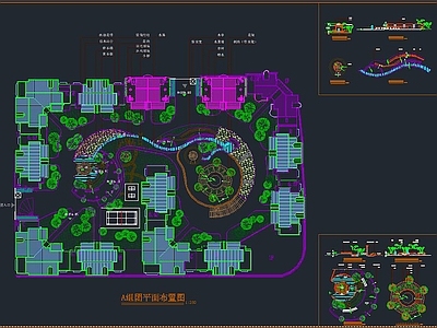 住宅小区规划 施工图