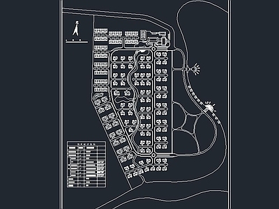 别墅区规划 施工图