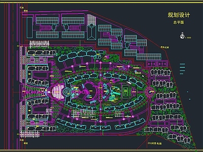 小区规划方案 施工图