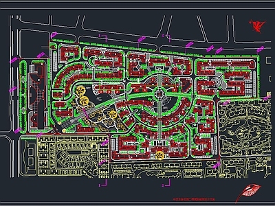 小区规划设计方案 施工图