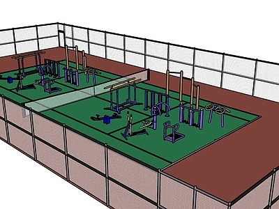现代运动器材 健身器材 棒球场