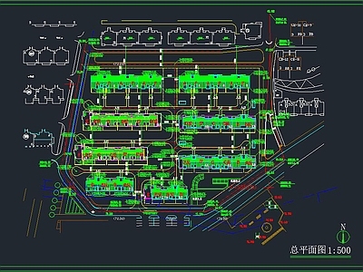 小区规划 施工图