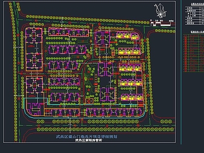 小区规划 施工图 规划设计