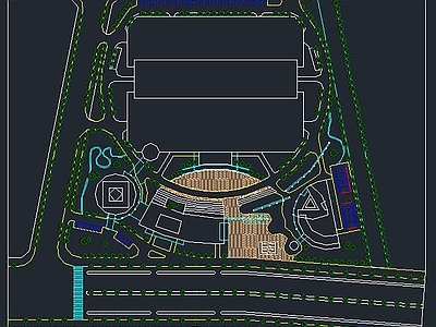 公园规划图 施工图 综合性公园