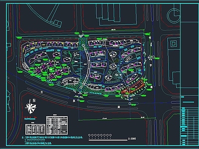 居住区规划 施工图