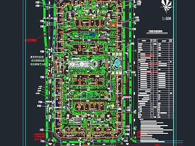 住宅规划总图 施工图