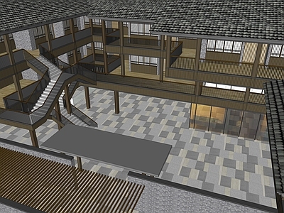 新中式四合院