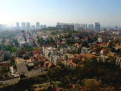外景都市风景 白天城市外景