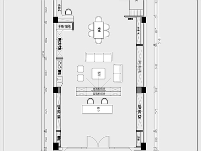 全屋定制展厅 酒柜 榻榻米 电脑桌 施工图 效果图