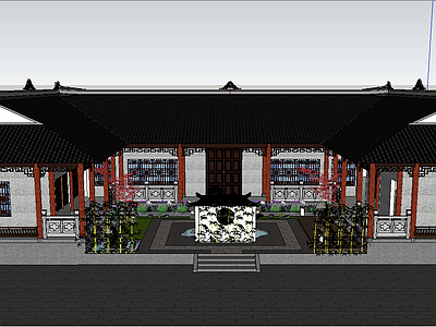 中式风格四合院