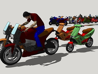 现代摩托车