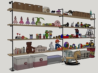 现代展示架 玩具