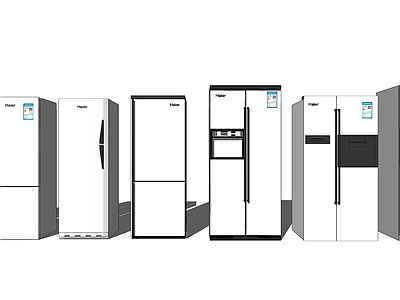 现代风格冰箱