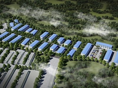 现代风格公建 板房