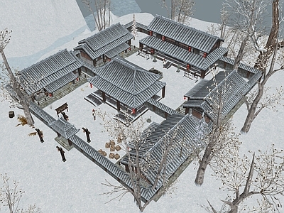中式传统四合院