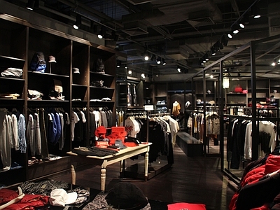 全套服装店 施工图 效果图
