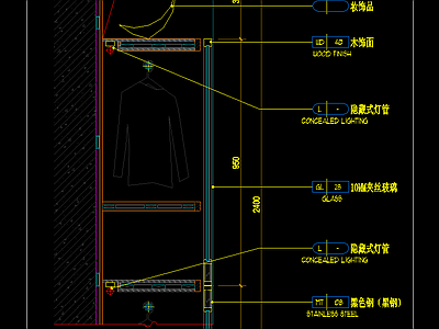 高文安-衣柜大样 施工图 柜类 家具节点详图