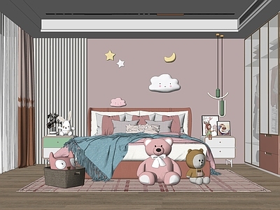 现代风格儿童房