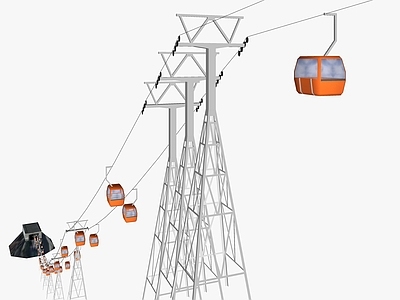 现代风格缆车