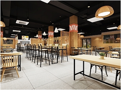 现代文化餐厅